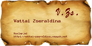Vattai Zseraldina névjegykártya